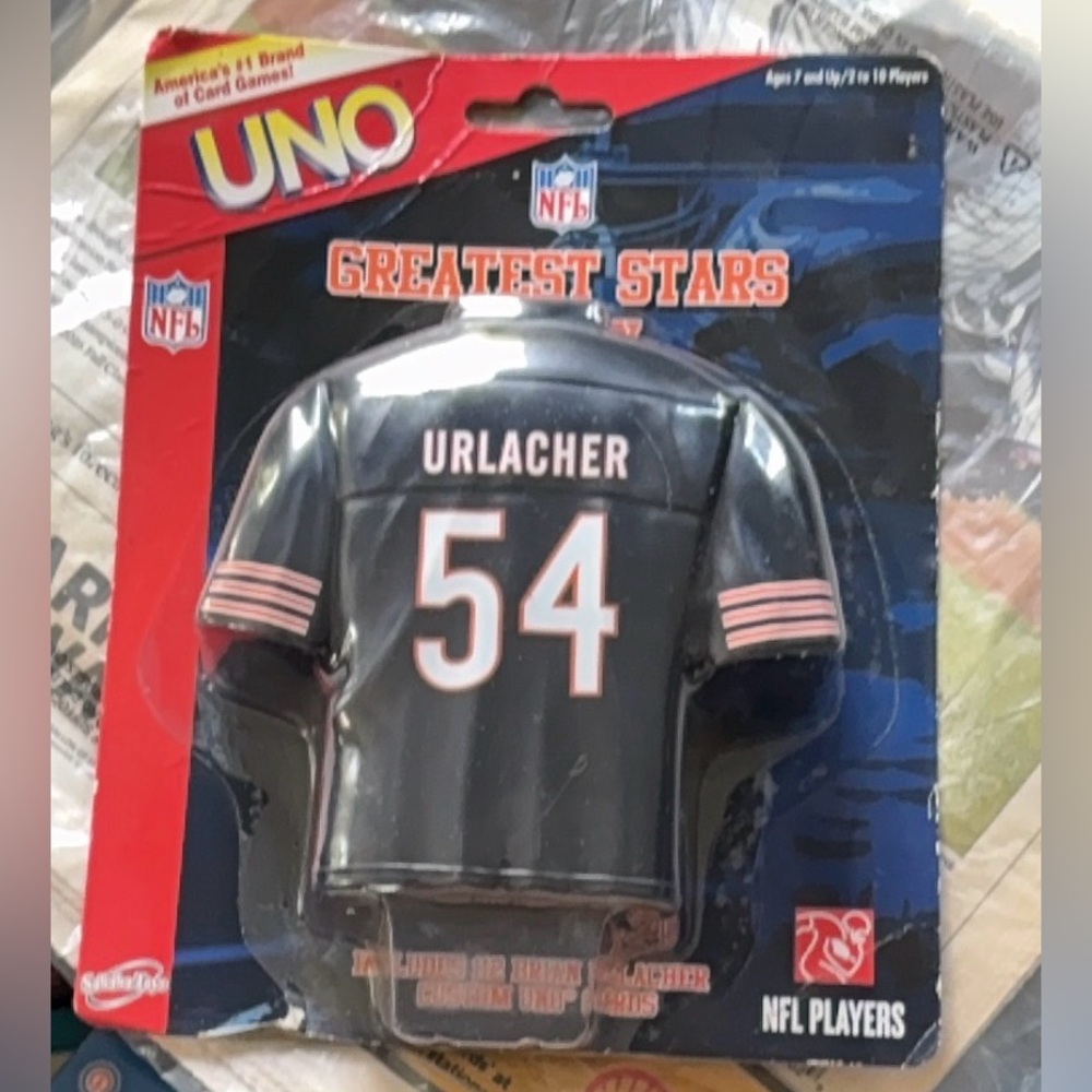 NFL Greatest Stars Urlacher Jersey Figure
